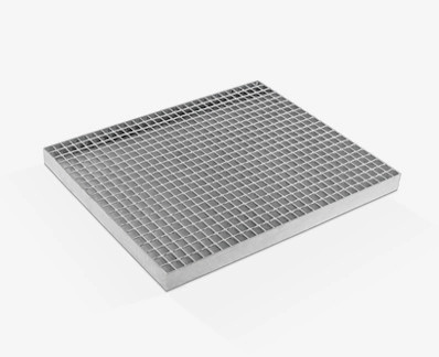 Drainage channels grating